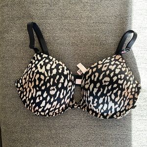 Push Up Leopard Print Bra